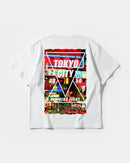 Camiseta Tokyo 2050 Big Back Oversize Basic Blanco