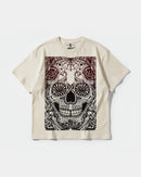 Camiseta Catrina Big Front Oversize Basic Beige