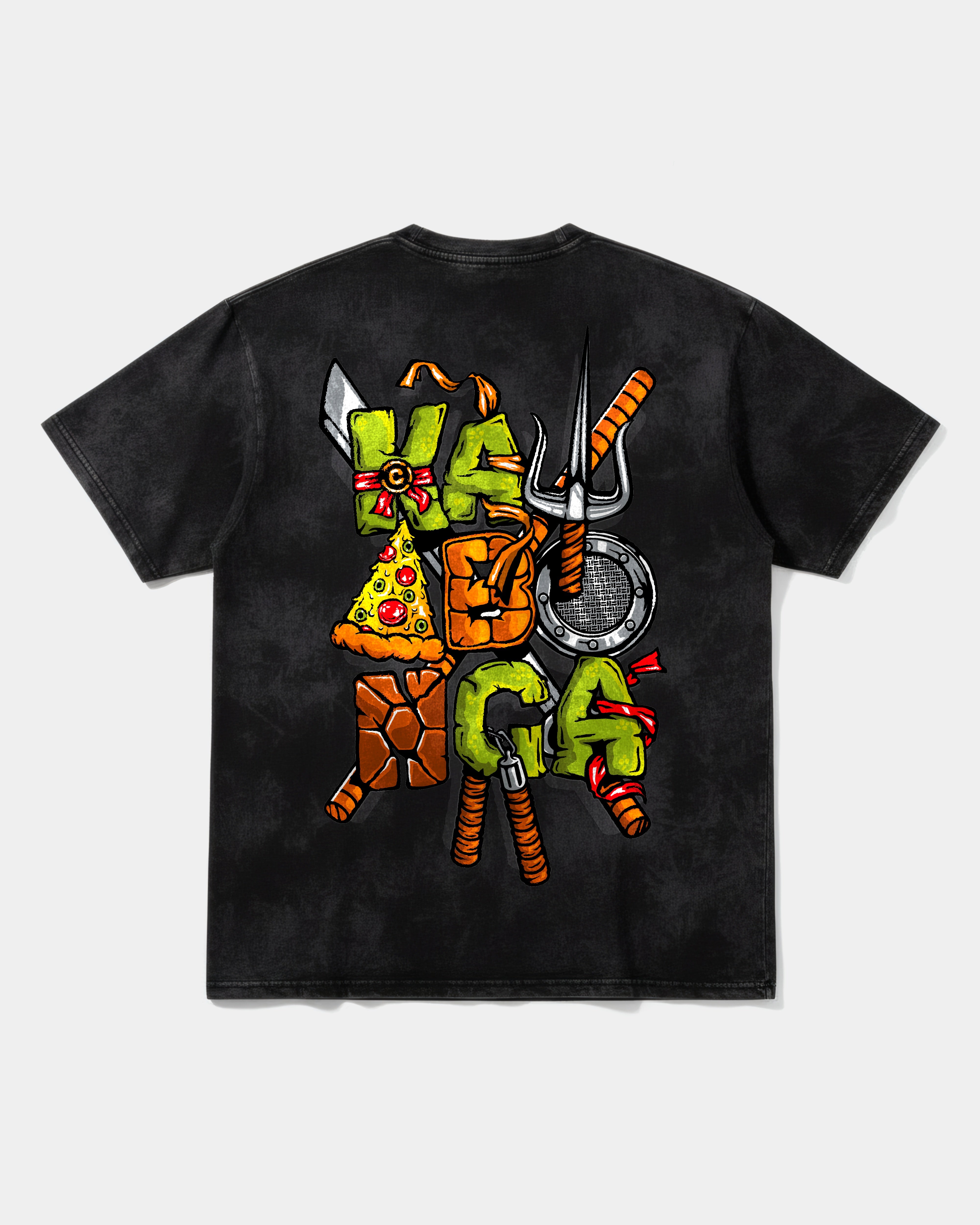 Camiseta Kawabonga Big Back Oversize Acid
