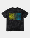 Camiseta Cubica Psychedelic Big Front Oversize Acid Negro