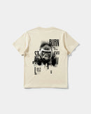 Camiseta Burn Big Back Regular Basic Beige