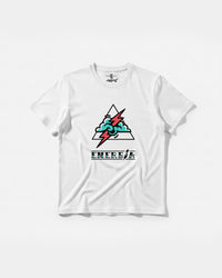Camiseta Cubica Energia Big Front Regular Basic Blanco