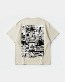 Camiseta Motel Vacancy Big Back Oversize Basic Beige