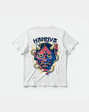 Camiseta China Hannya Pocket Front Regular Basic Blanco
