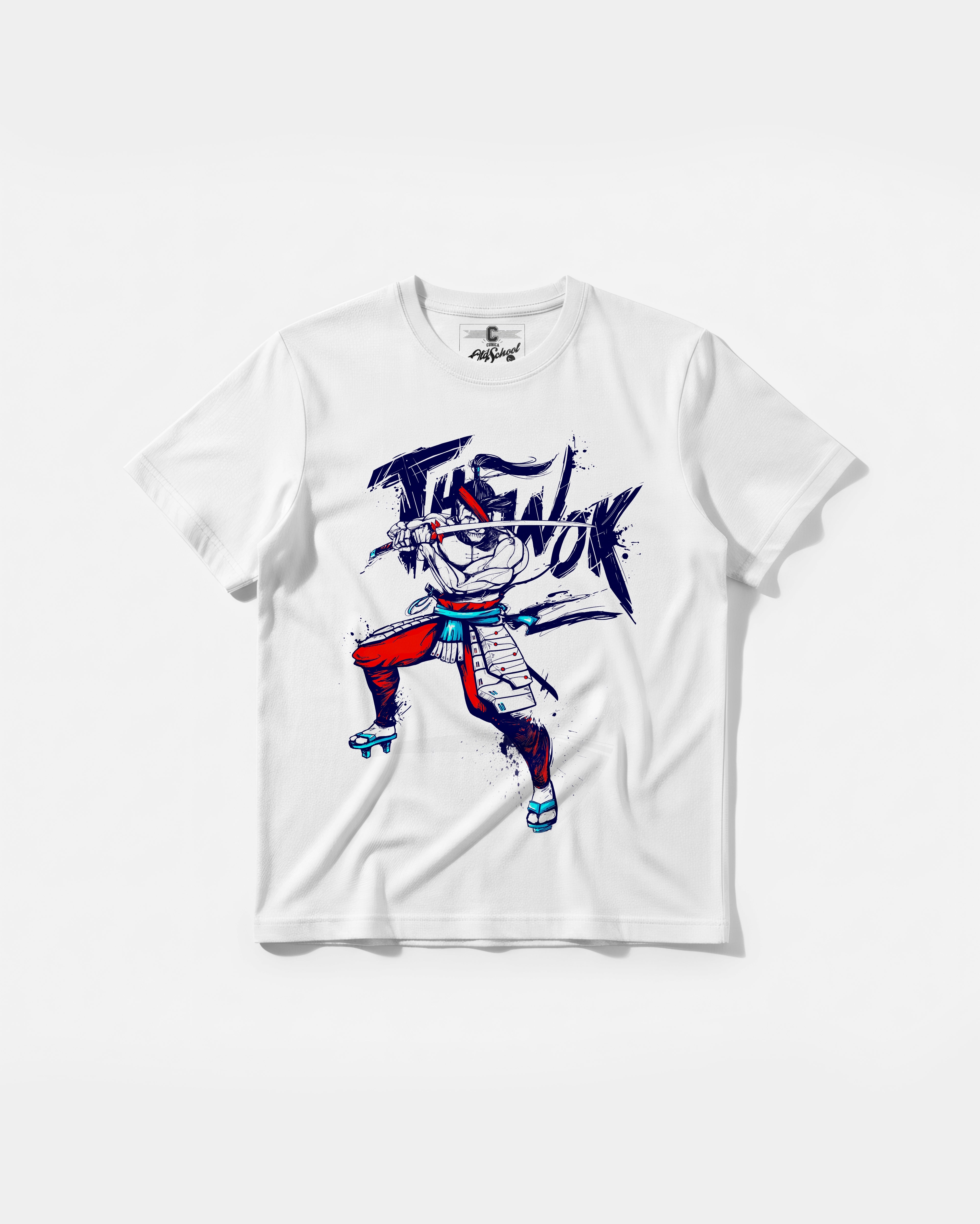 Samurai Big Front Regular Basic T-shirt