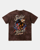 Camiseta The Savage Big Back Oversize Acid Marron