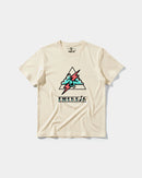 Camiseta Cubica Energia Big Front Regular Basic Beige