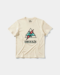 Camiseta Cubica Energia Big Front Regular Basic Beige