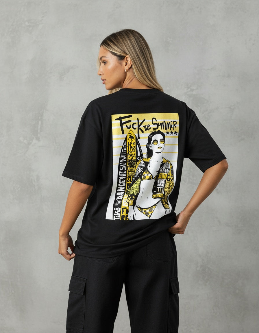Modelo mide 1,63m y usa talla S