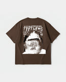 Camiseta Teethers Big Back Oversize Basic Marron
