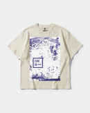 Camiseta Come Con Big Front Oversize Basic Beige