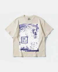 Camiseta Come Con Big Front Oversize Basic Beige