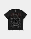Camiseta Catrina Big Front Regular Basic Negro