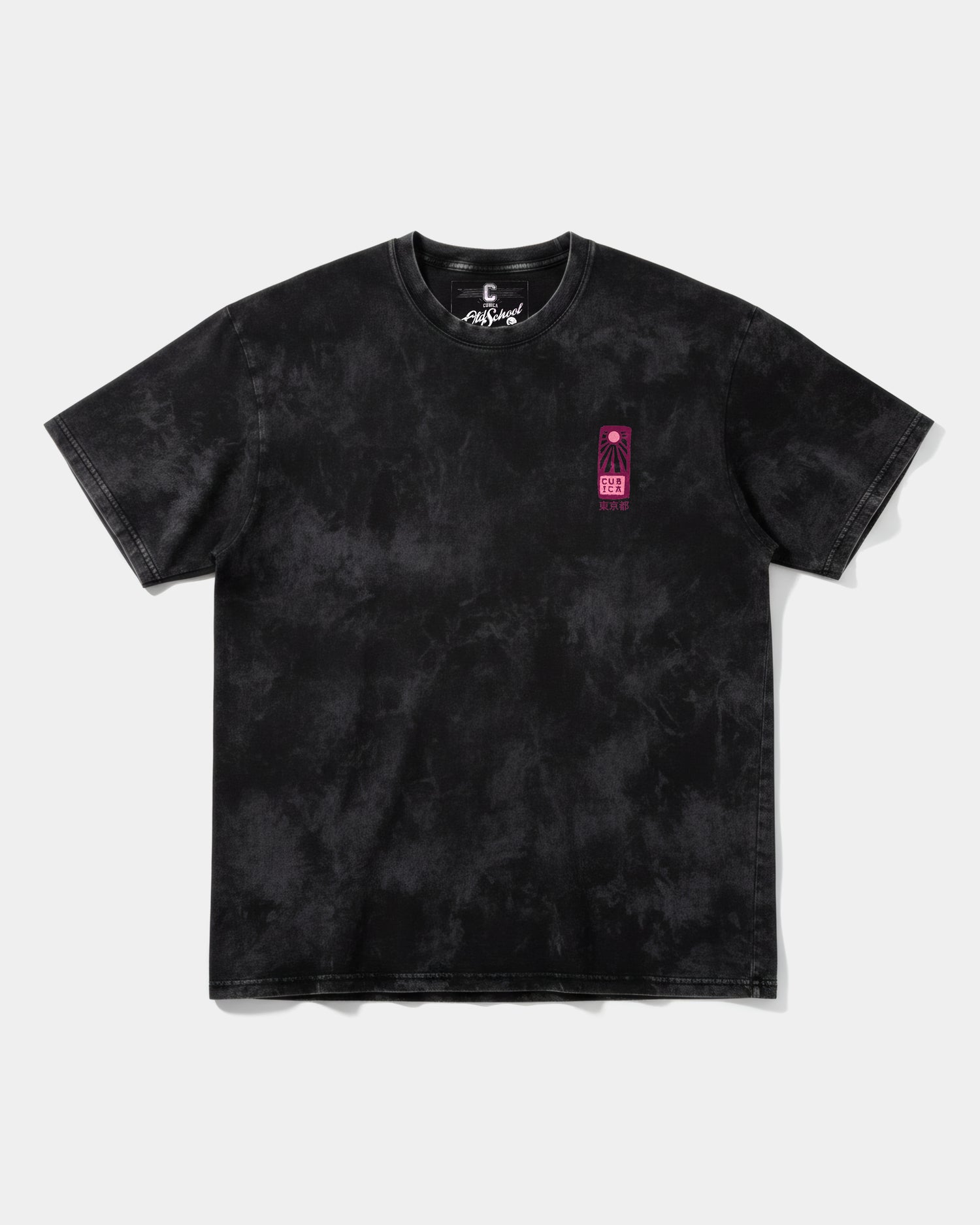 Camiseta Tokio 2050 Pocket Oversize Acid Negro