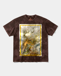 Camiseta Majestic Jupiter Big Front Oversize Acid Marron