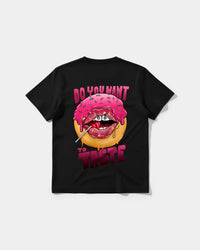 Camiseta Do You Want Pocket Regular Front Basic Negro