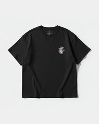 Camiseta Baseball Shark Pocket Front Oversize Basic Negro