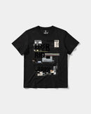 Camiseta Astral Big Front Regular Basic Negro