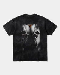 Camiseta Woman Gun Big Back Oversize Acid Negro