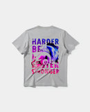 Camiseta Craneos Daft Punk Back Regular Basic Gris