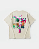 Camiseta Cristo Big Back Oversize Basic Beige