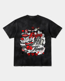 Camiseta Wasting Time 777 Big Back Oversize Acid Negro