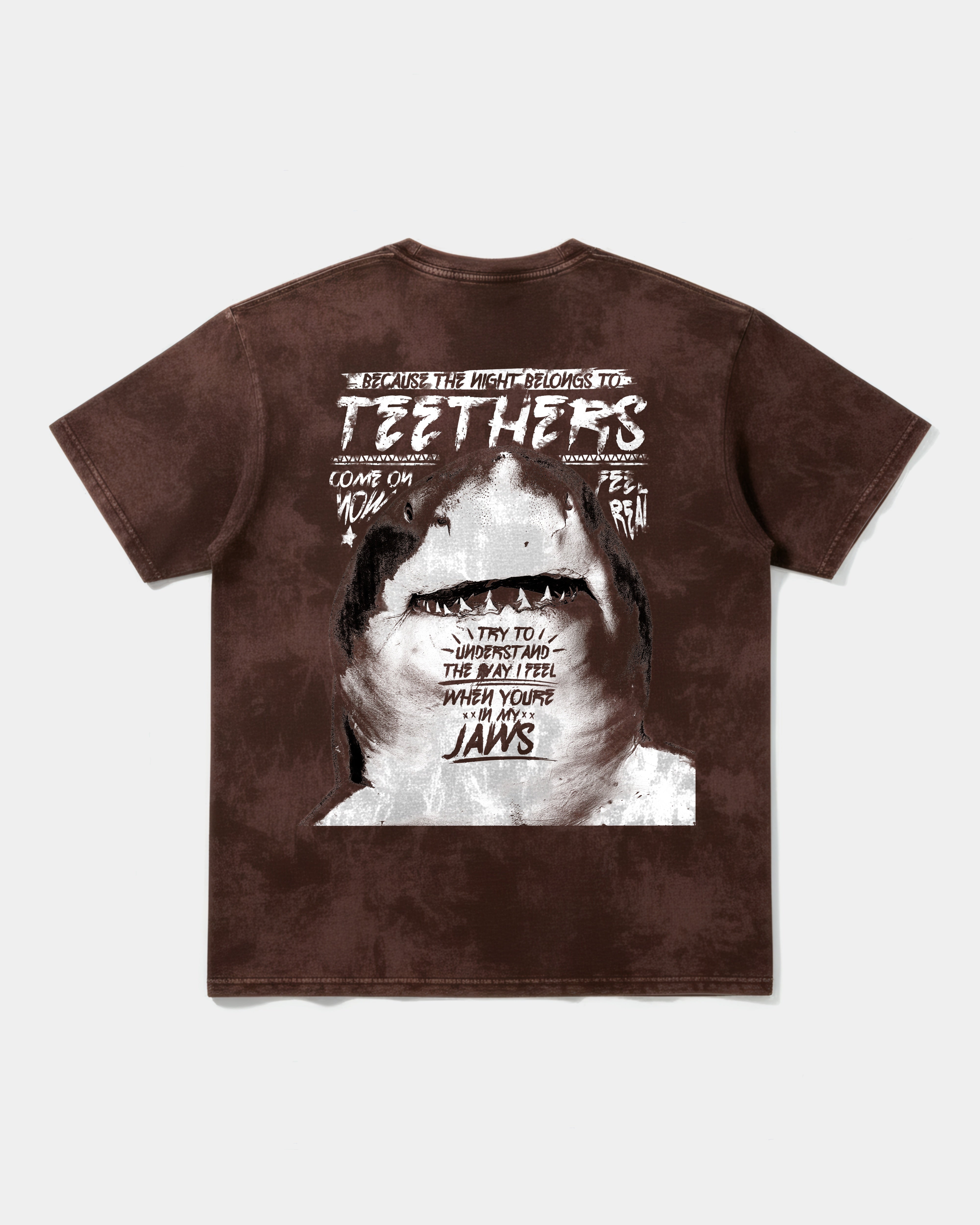 Camiseta Teethers Big Back Oversize Acid Marron