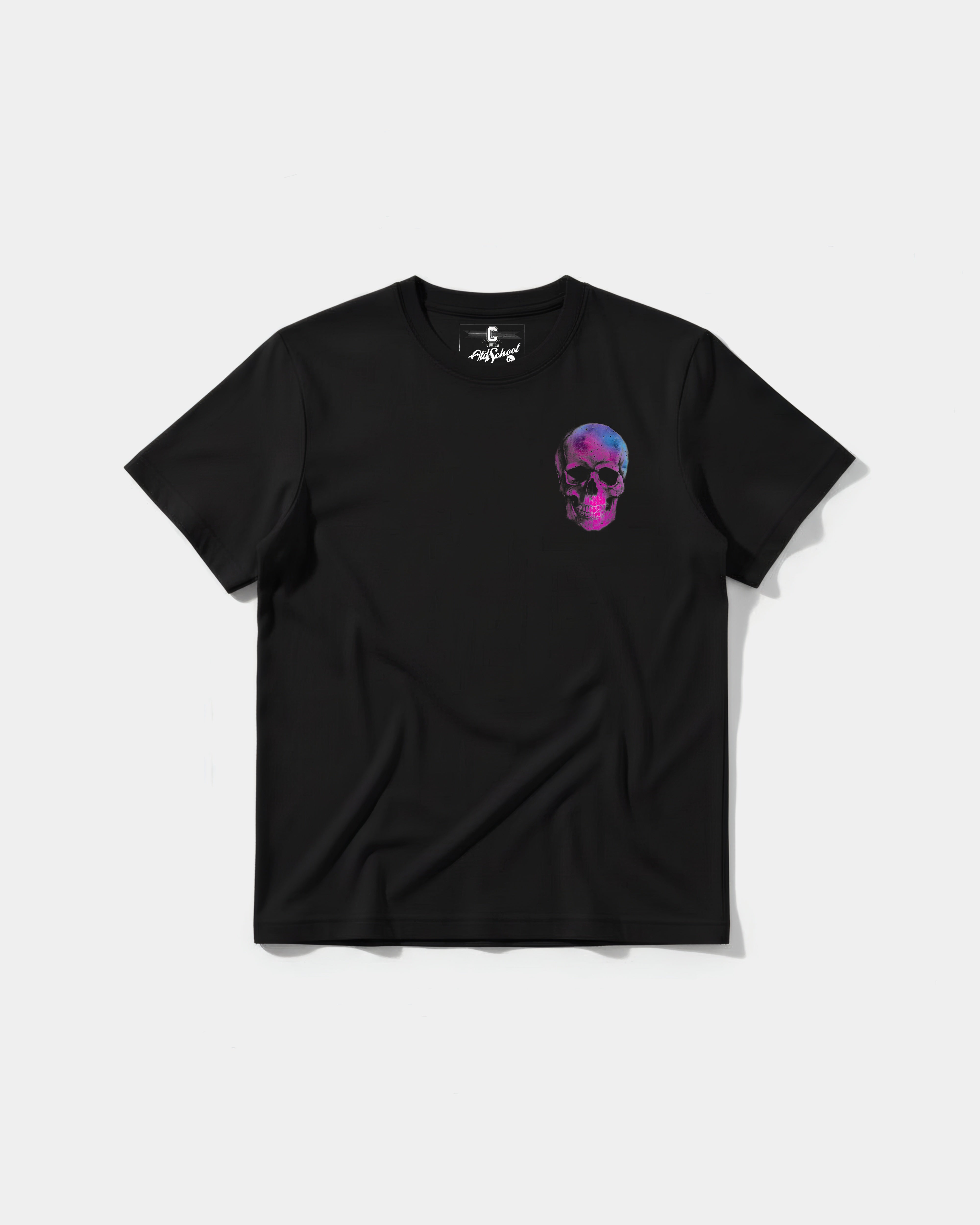 Space Skull Pocket Front Regular Basic T-shirt