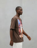 Modelo mide 1,85m y usa talla L