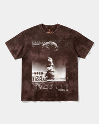 Camiseta Interdimensional Big Front Oversize Acid Marron