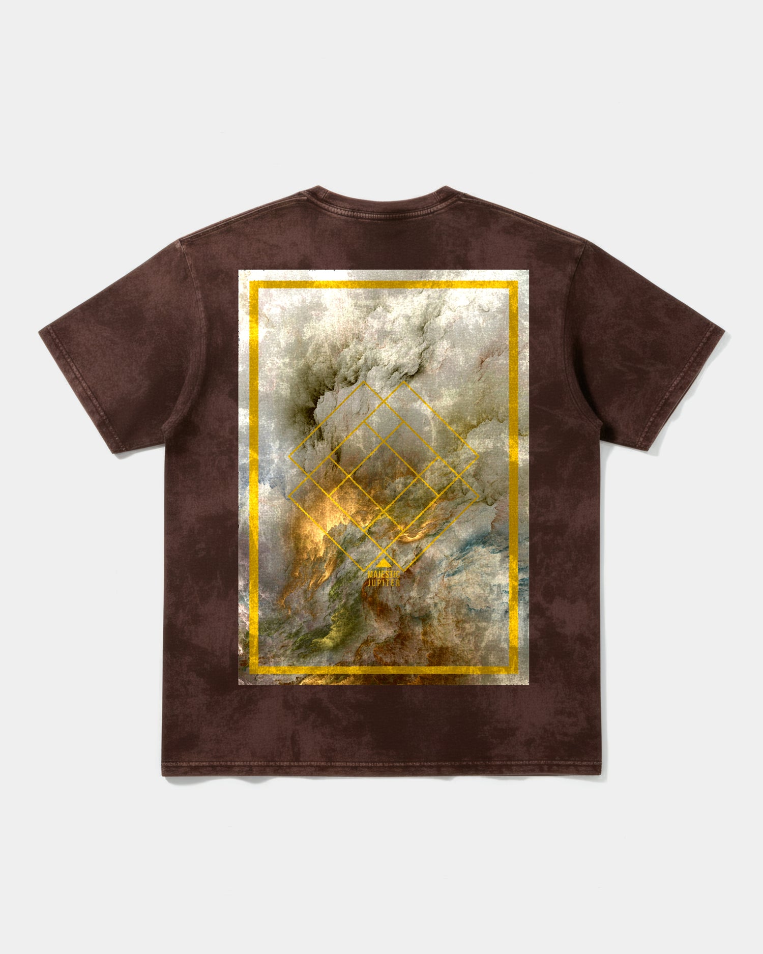 Camiseta Majestic Jupiter Big Back Oversize Acid Marron
