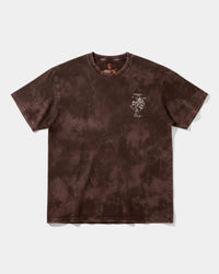 Camiseta Lucky Pocket Front Oversize Acid Marron