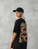Modelo mide 1,64m y usa talla S