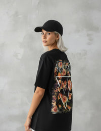 Modelo mide 1,64m y usa talla S