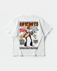 Camiseta Cowboys Big Back Oversize Basic Blanco