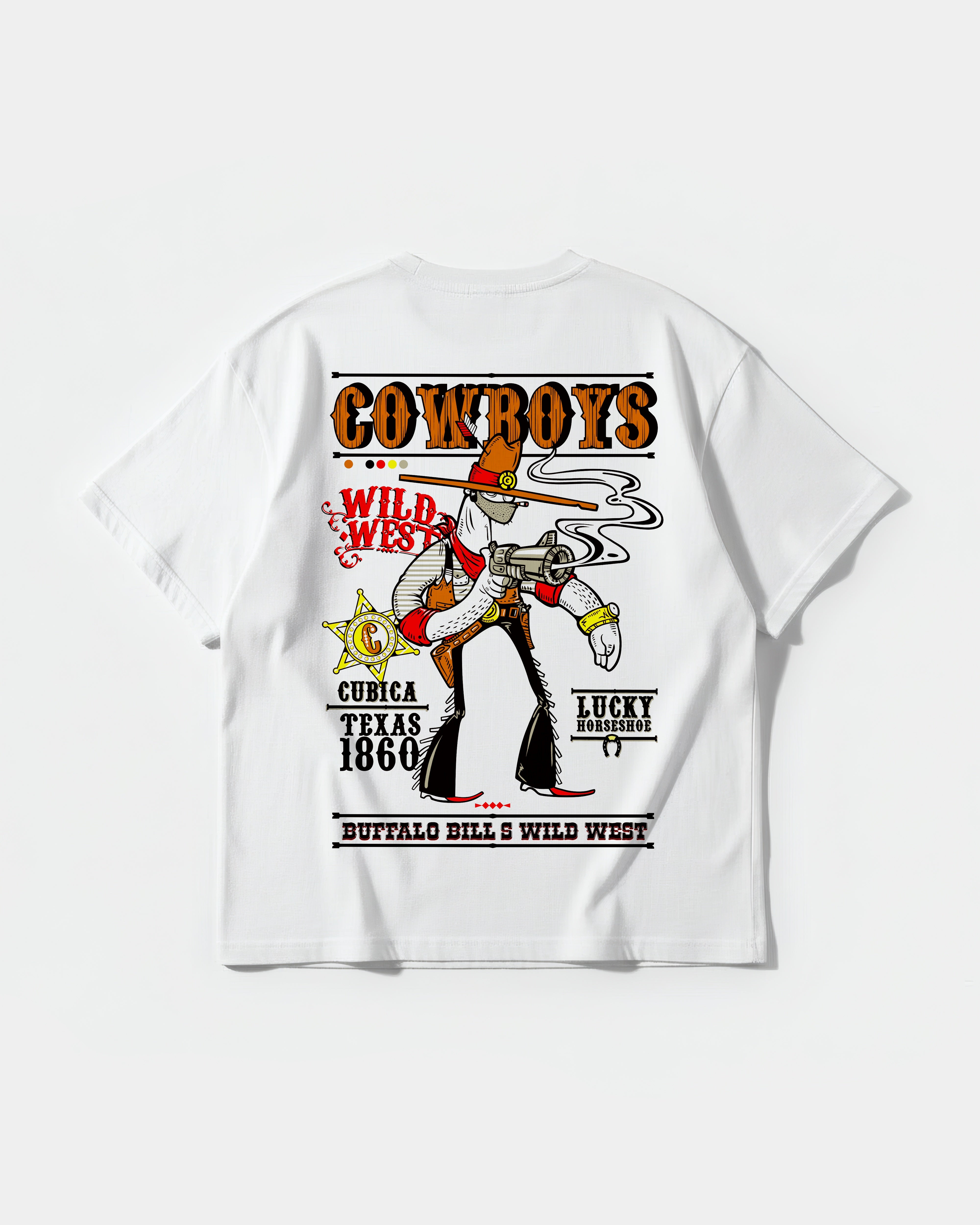 Cowboys Big Back Oversize Basic T-shirt