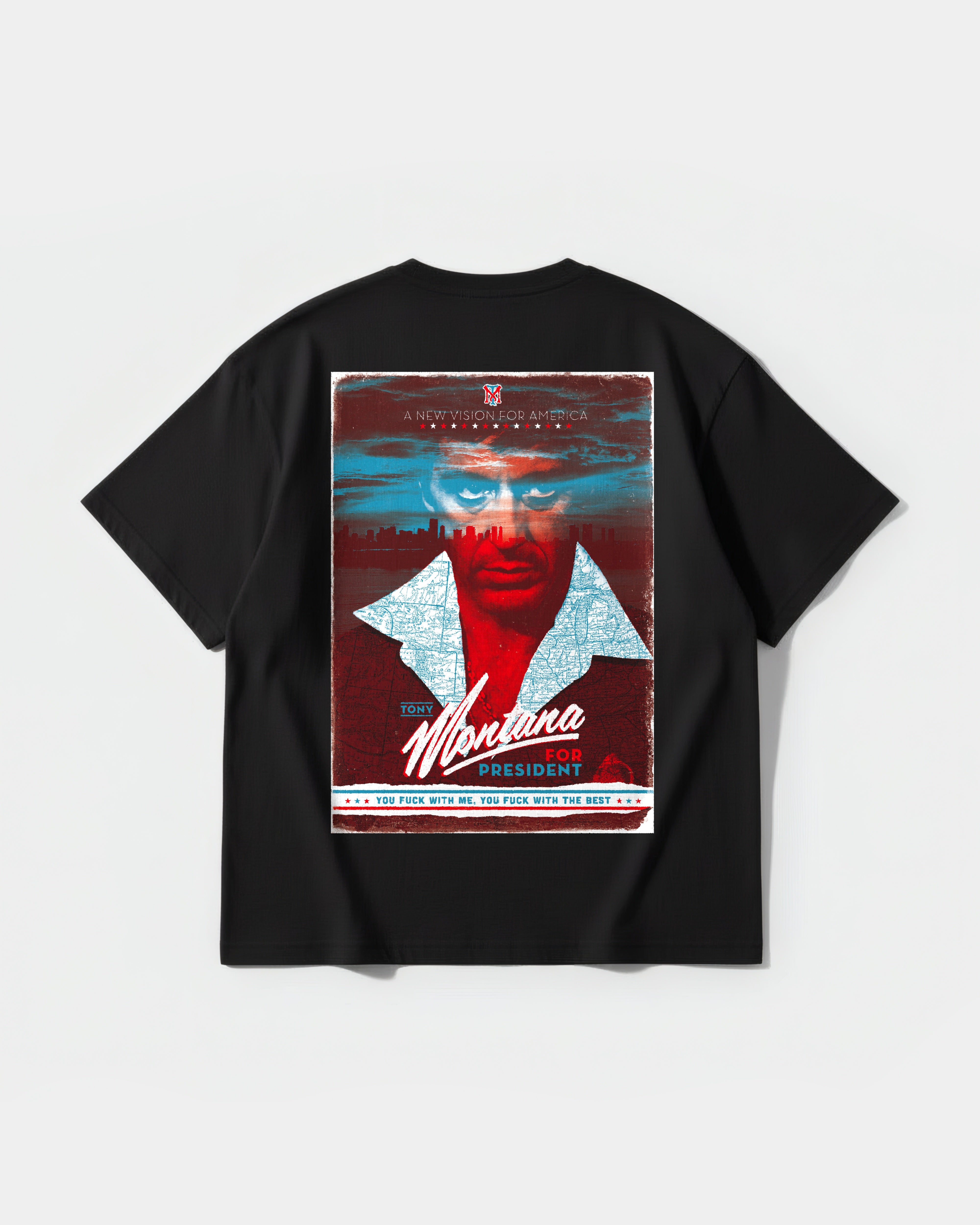 Tony Montana Big Back Oversize Basic T-shirt