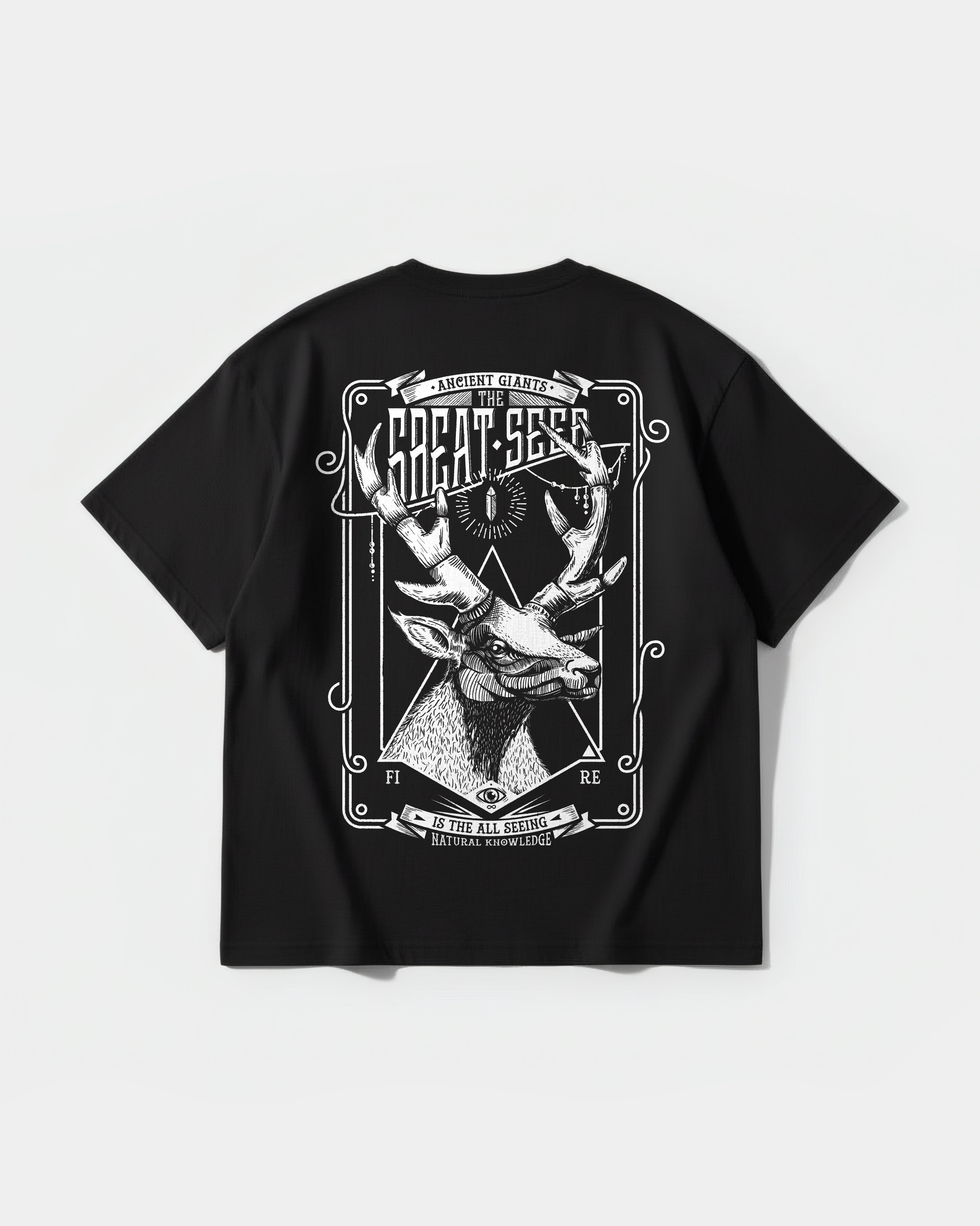 The Seer Big Back Oversize Basic T-shirt