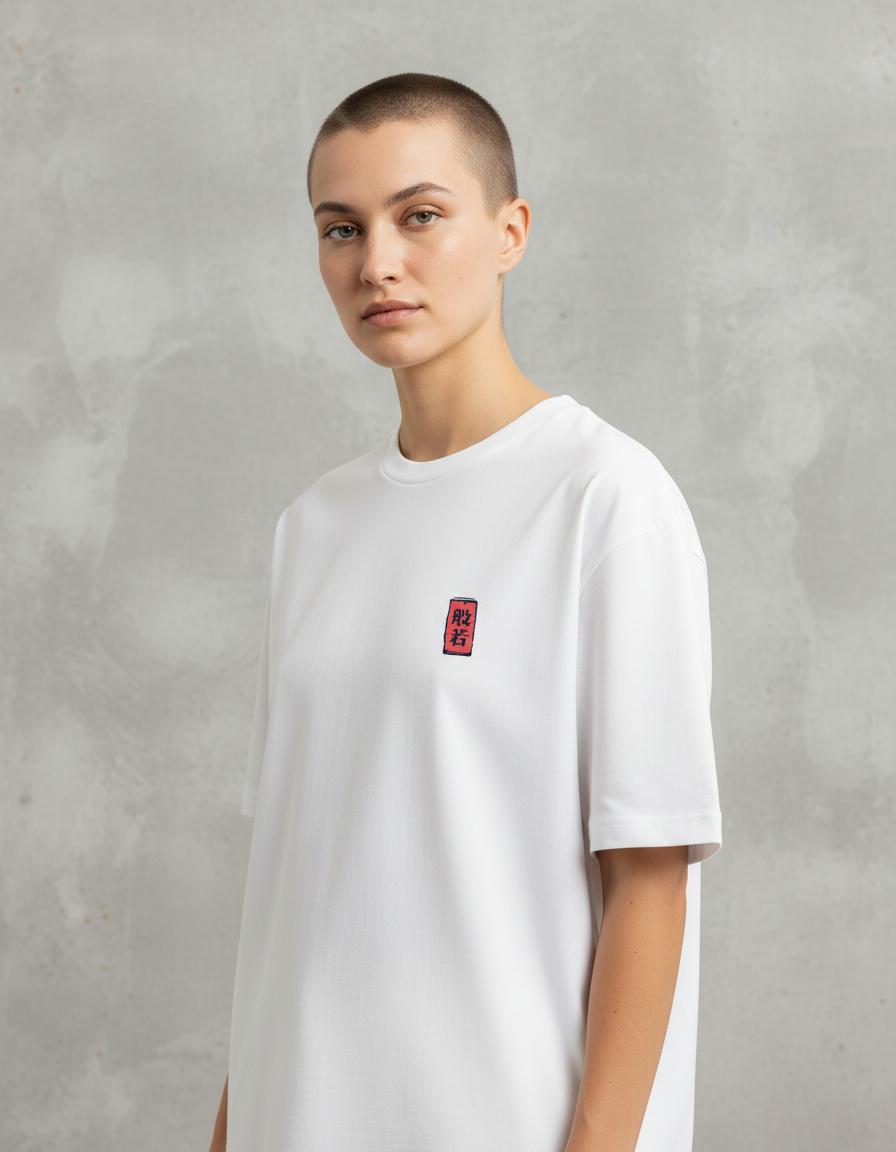 Modelo mide 1,74m y usa talla M