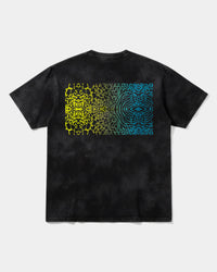 Camiseta Cubica Psychedelic Big Back Oversize Acid Negro