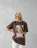 Modelo mide 1,64m y usa talla S