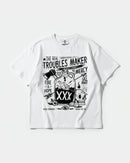 Camiseta Fire And Hope Big Front Oversize Basic Blanco