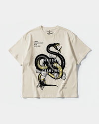Camiseta The Kingdom Big Front Oversize Basic Beige