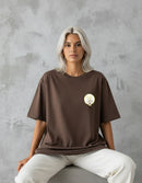 Modelo mide 1,64m y usa talla S