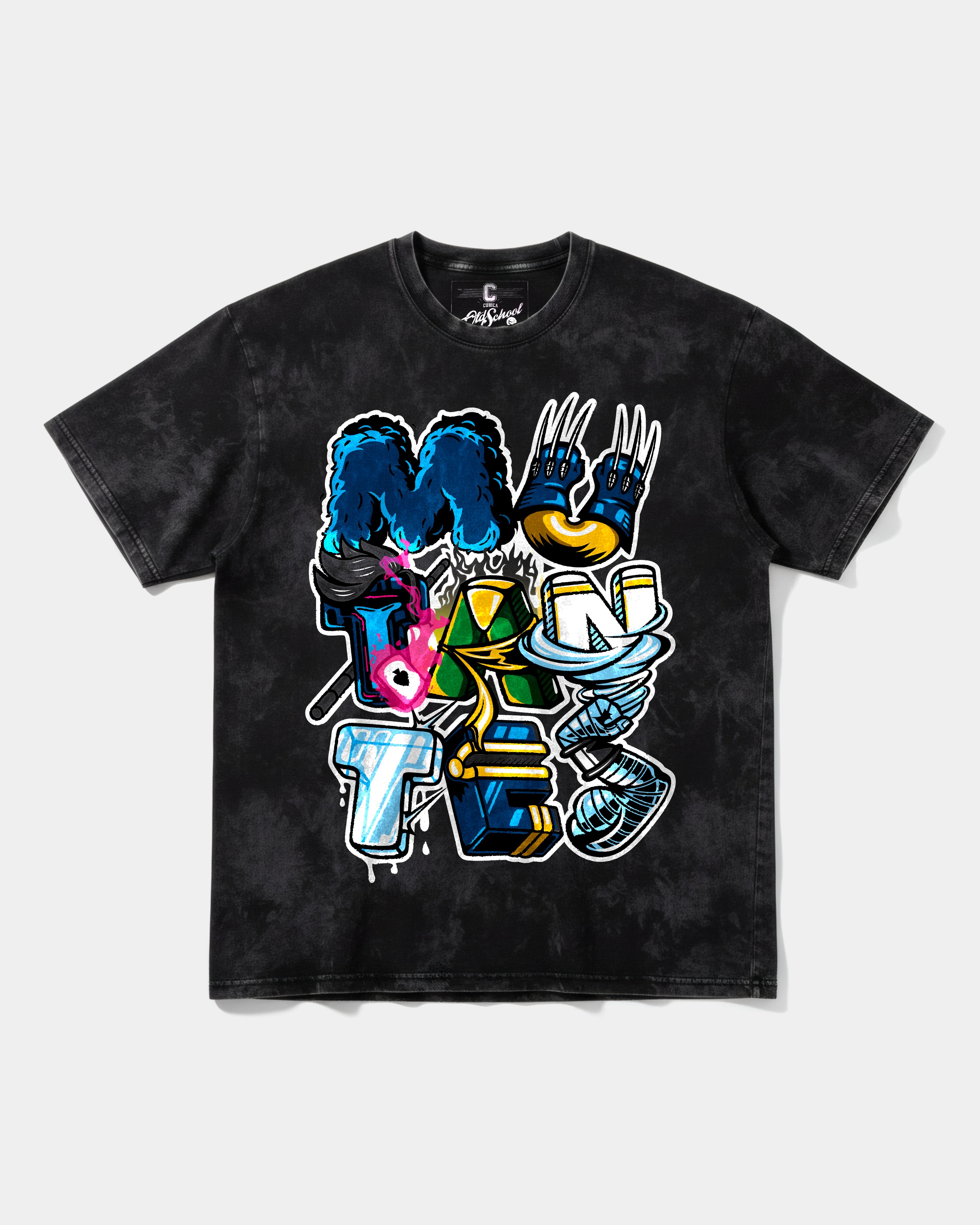 Mutants Big Front Oversize Acid T-shirt