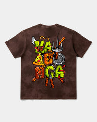 Camiseta Kawabonga Big Back Oversize Acid Marron