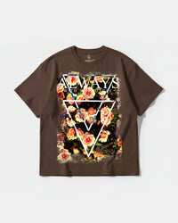 Camiseta Always Free Spirit Big Oversize Basic Marron