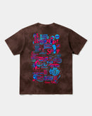 Camiseta Spicy Girl Big Back Oversize Acid Marron
