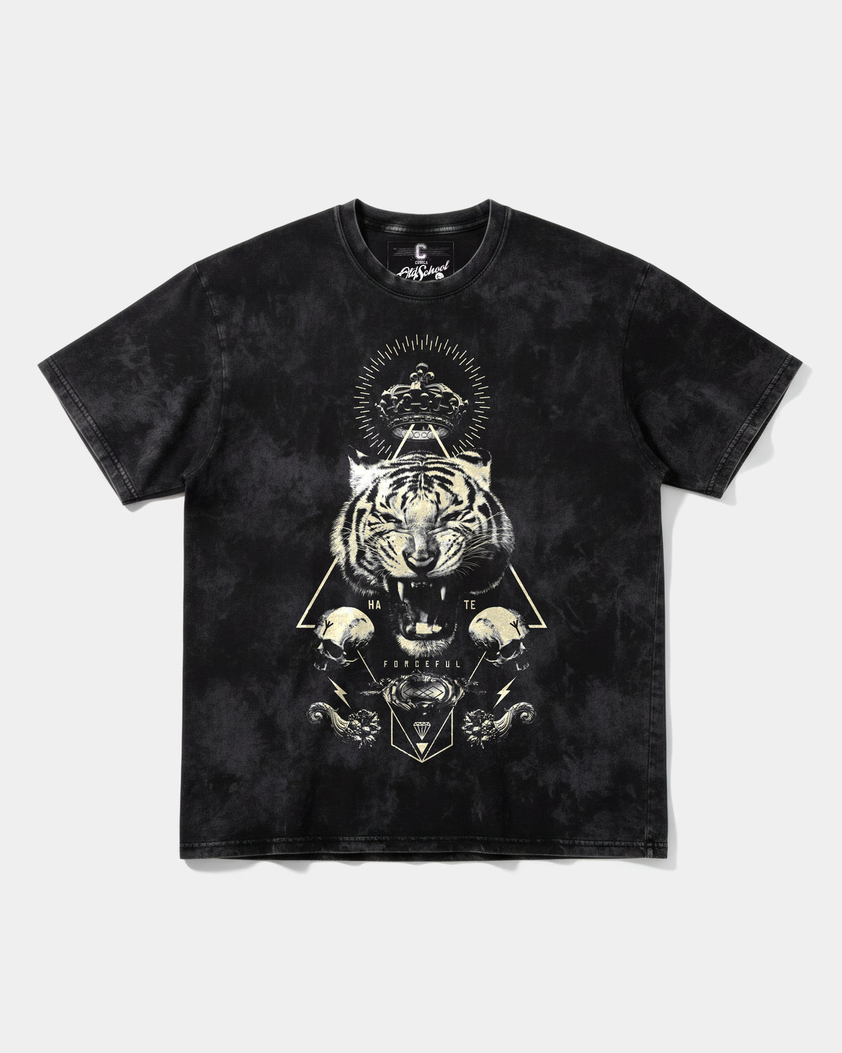 Camiseta Forceful Big Front Oversize Acid