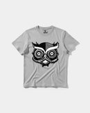 Camiseta Buho Big Front Regular Basic Gris